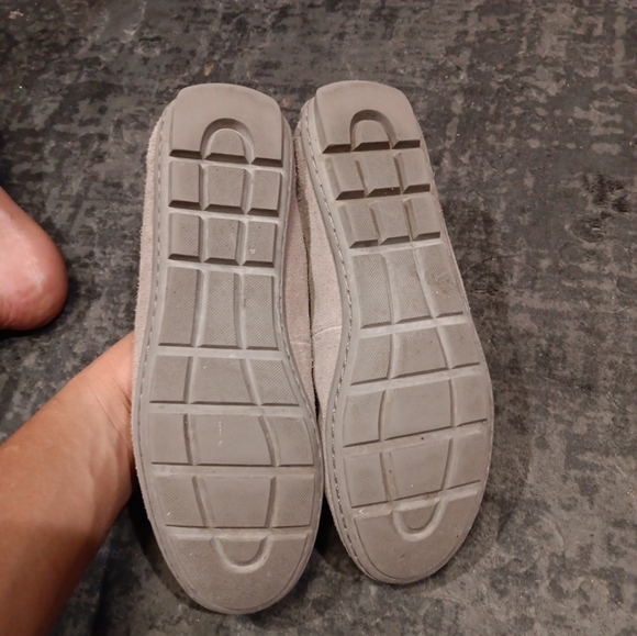 Coach Amber Driving Moccasins Tan Suede Women's Size US 6.5 Leather - Picture 2 of 4